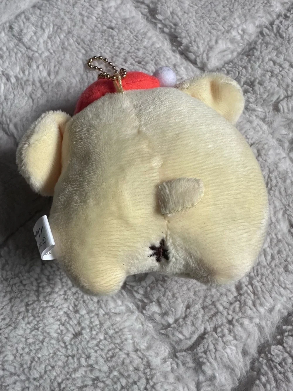 Sanrio | Furyu Pompompurin Strawberry plush keychain